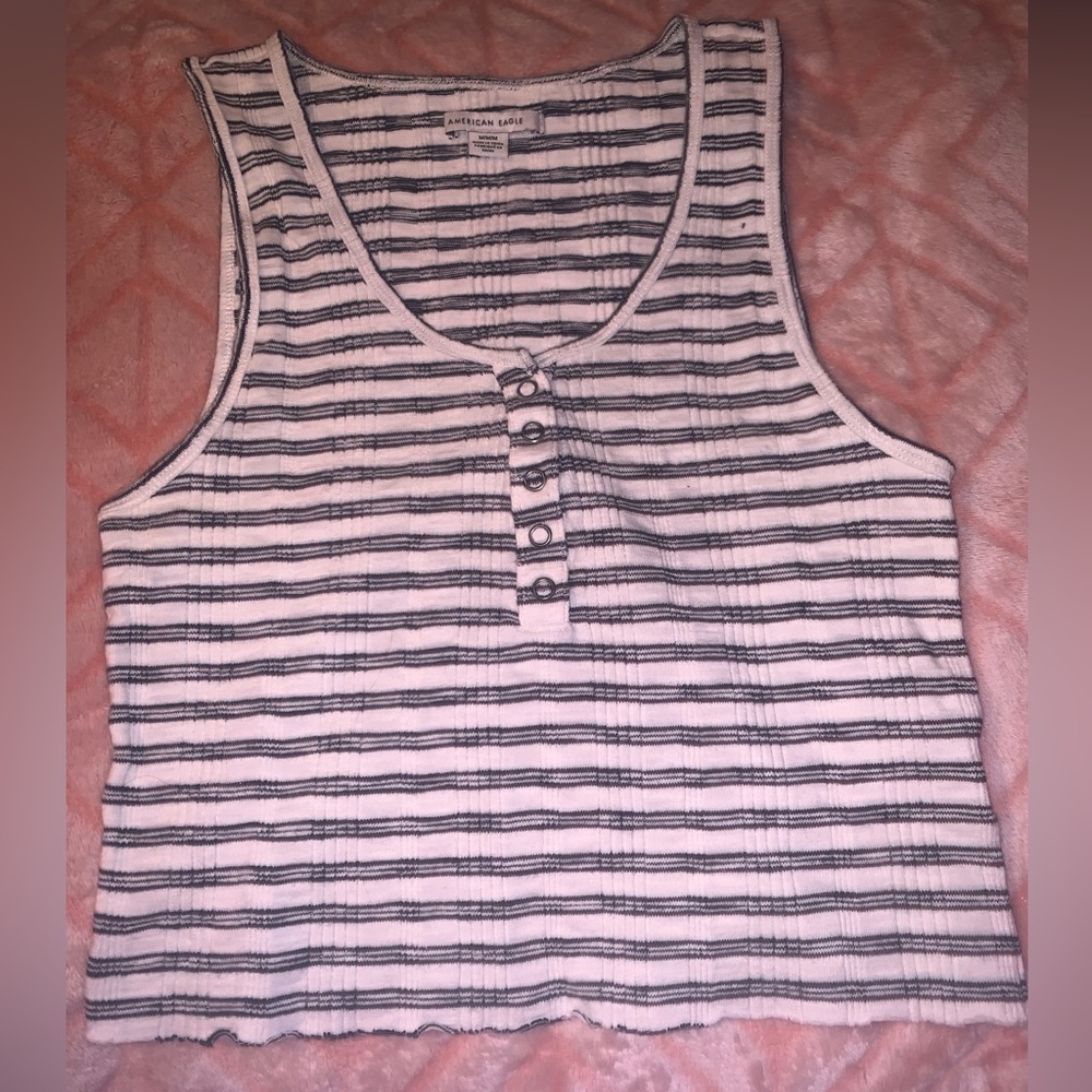 American Eagle Stripped Tank